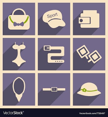 Flat with shadow concept and mobile application vector image