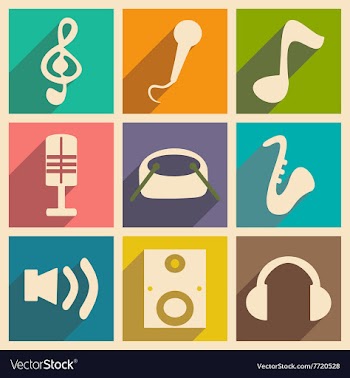 Flat with shadow concept and mobile application vector image