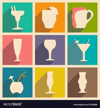 Flat with shadow concept and mobile application vector image