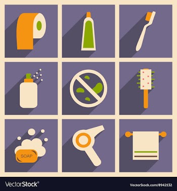 Flat with shadow concept and mobile application vector image