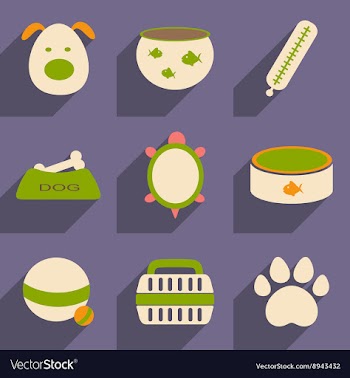 Flat with shadow concept and mobile application vector image