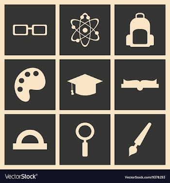Flat with shadow concept and mobile application vector image