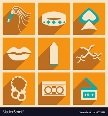 Flat with shadow concept and mobile application vector image