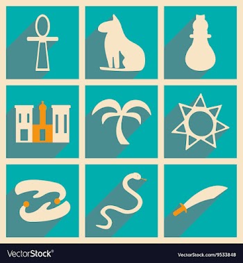 Flat with shadow concept and mobile application vector image