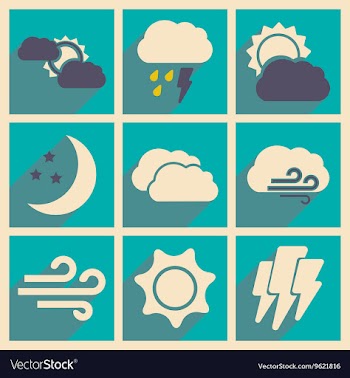 Flat with shadow concept and mobile application vector image