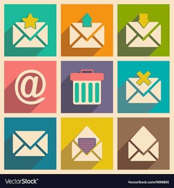 Flat with shadow concept and mobile application vector image