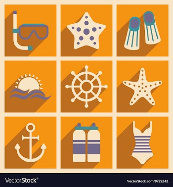 Flat with shadow concept and mobile application vector image