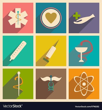 Flat with shadow concept and mobile application vector image