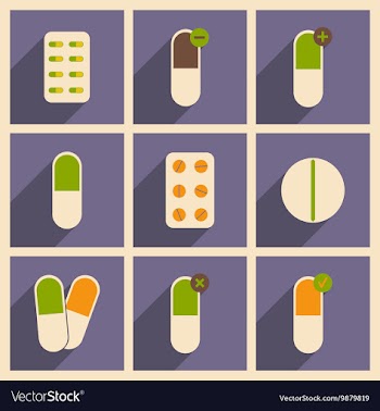Flat with shadow concept and mobile application vector image
