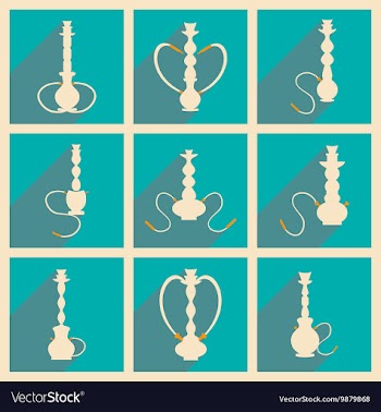 Flat with shadow concept and mobile application vector image