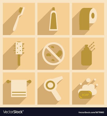 Flat with shadow concept and mobile application vector image