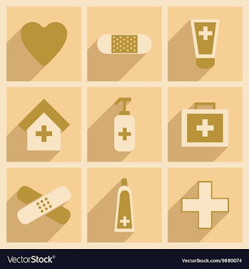 Flat with shadow concept and mobile application vector image