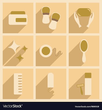 Flat with shadow concept and mobile application vector image