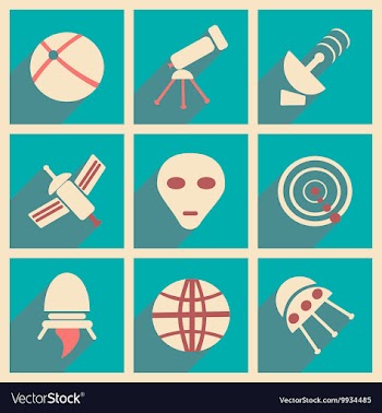 Flat with shadow concept and mobile application vector image