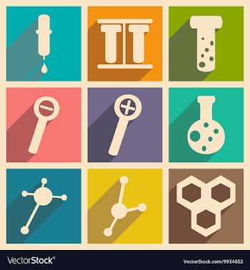 Flat with shadow concept and mobile application vector image