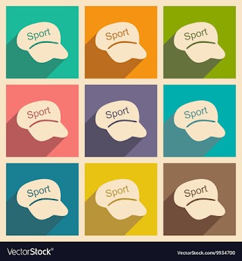 Flat with shadow concept and mobile application vector image