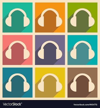Flat with shadow concept and mobile application vector image
