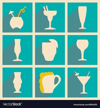 Flat with shadow concept and mobile application vector image
