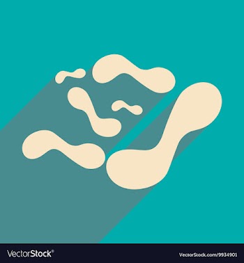 Flat with shadow concept and mobile application vector image