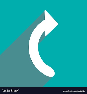 Flat with shadow icon and mobile applacation arrow vector image