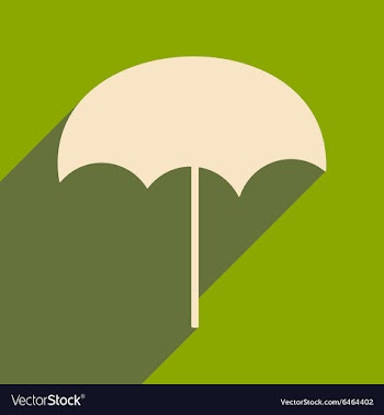 Flat with shadow icon and mobile applacation beach vector image