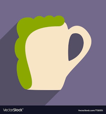 Flat with shadow icon and mobile applacation beer vector image