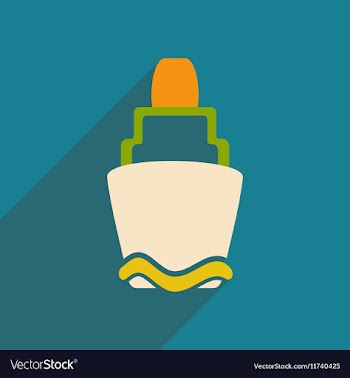 Flat with shadow icon and mobile applacation buoy vector image