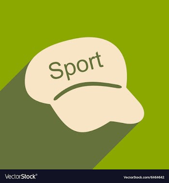 Flat with shadow icon and mobile applacation cap vector image