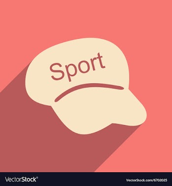 Flat with shadow icon and mobile applacation cap vector image