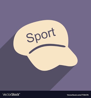 Flat with shadow icon and mobile applacation cap vector image
