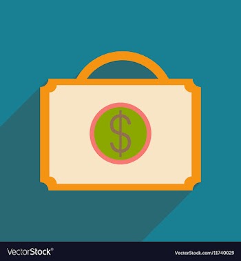 Flat with shadow icon and mobile applacation case vector image