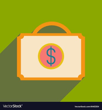 Flat with shadow icon and mobile applacation case vector image