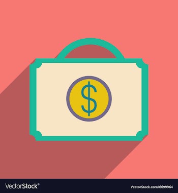 Flat with shadow icon and mobile applacation case vector image