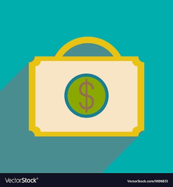 Flat with shadow icon and mobile applacation case vector image