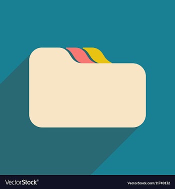 Flat with shadow icon and mobile applacation file vector image