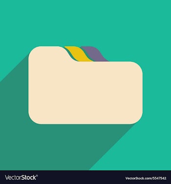 Flat with shadow icon and mobile applacation file vector image