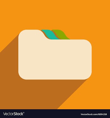 Flat with shadow icon and mobile applacation file vector image