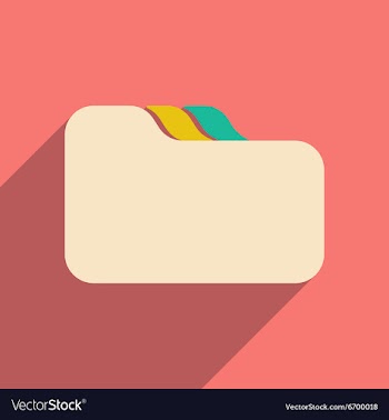 Flat with shadow icon and mobile applacation file vector image