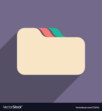 Flat with shadow icon and mobile applacation file vector image
