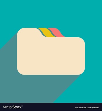 Flat with shadow icon and mobile applacation file vector image