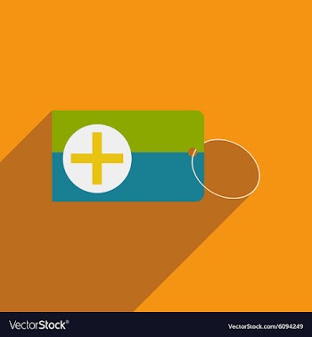 Flat with shadow icon and mobile applacation first vector image