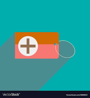 Flat with shadow icon and mobile applacation first vector image