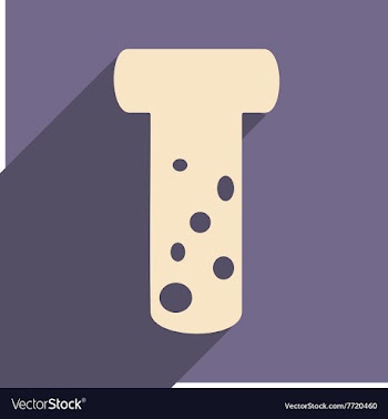 Flat with shadow icon and mobile applacation flask vector image