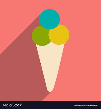 Flat with shadow icon and mobile applacation ice vector image