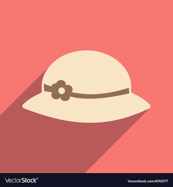 Flat with shadow icon and mobile applacation lady vector image
