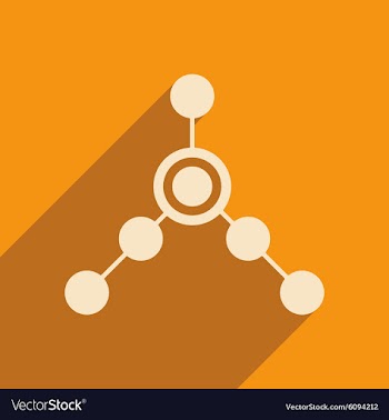 Flat with shadow icon and mobile applacation local vector image