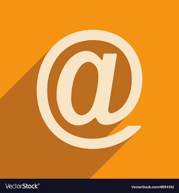 Flat with shadow icon and mobile applacation mail vector image