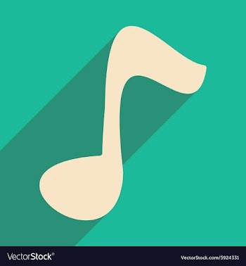Flat with shadow icon and mobile applacation note vector image