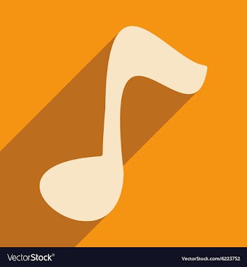 Flat with shadow icon and mobile applacation note vector image