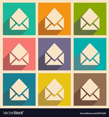 Flat with shadow icon and mobile applacation open vector image